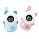 Avizar Paire de Talkie-walkie Enfant avec Écran LCD Rétroéclairé Modèle Miaou Bleu Facile à prendre en main, cette paire de talkie-walkies est destinée aux enfants de plus de 3 ans, tout en arborant un aspect ludique et coloré