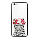 Evetane Coque en verre trempé iPhone 6 Plus / 6S Plus Leopard Couronne . Coque en verre trempé iPhone 6 Plus / 6S Plus Leopard Couronne Ecriture Tendance et Design .