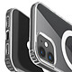 Coque MagSafe pour iPhone 11 Antichoc Coins Renforcés Transparent pas cher