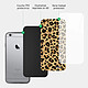 Acheter Evetane Coque en verre trempé iPhone 6 Plus / 6S Plus Léopard Beige .