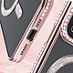 Acheter Avizar Coque Diamant pour iPhone 15 Protection MagSafe Contour Strass Rose champagne
