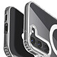Avizar Coque MagSafe pour Samsung Galaxy S23 Antichoc Coins Renforcés Transparent pas cher