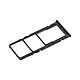 Clappio Tiroir carte SIM pour Xiaomi Poco C65 Dual Nano SIM et micro-SD Noir - Tiroir SIM de remplacement Noir pour rendre votre appareil parfaitement fonctionnel