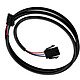 E-Twow Câble de connexion Original LED arrière au Contrôleur 3 broches Noir Câble de connexion Officiel E-Twow essentiel pour activer les LED arrière de votre trottinette, améliorant la sécurité et la visibilité