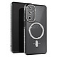 Avizar Coque Diamant pour Samsung Galaxy A15 MagSafe Contour Strass Coque diamant contour noir onyx strassé, habillant votre Samsung Galaxy A15 de manière luxueuse et élégante