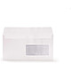 OXFORD Enveloppes110 x 220 mm, DL, avec fenêtre à droite 35 x 100 mm Enveloppe