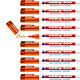 EDDING Marqueur Permanent 400 Orange 1 mm x 10 Marqueur permanent