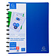 EXACOMPTA Protège-documents à anneaux et pochettes détachables 60 vues A4 Bleu x 4 Porte documents