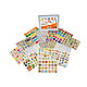 CLÉOPÂTRE Coffret 18 planches thématiques gommettes Pastille ou gommette