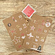 FOLIA Kit pour calendrier de l'Avent HYGGE DORF, 49 pièces pas cher