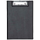 MAUL Porte-bloc à pince plastifié, A5, noir Porte-bloc
