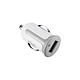 Avizar Chargeur Voiture Allume-cigare USB Universel 1A Blanc Un chargeur voiture avec port USB universel