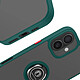 Acheter Avizar Coque pour iPhone 16 Antichoc avec Anneau Magnétique Rotatif Finition Givrée