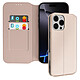 Avizar Étui pour iPhone 16 Pro Max Clapet Porte-cartes et Support Vidéo Étui Classic Edition conçu pour préserver l'élégance et la protection de votre iPhone 16 Pro Max