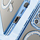 Acheter Avizar Coque Diamant pour Samsung Galaxy S24 Ultra MagSafe Contour Strass Bleu clair
