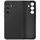 Coque pour Samsung Galaxy S25 Semi-rigide Soft-touch Anti-traces Noir Coque en silicone semi-rigide noir, de la collection Fast Cover, préservant votre Samsung S25 des chocs et des rayures
