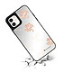 Avis LaCoqueFrançaise Coque iPhone 12 Mini miroir Fleurs Blanches Design