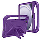 Avizar Coque Antichoc Enfant pour Samsung Tab A9 Plus avec Poignée et Support Violet Coque spéciale enfant, dédiée pour le Galaxy Tab A9 Plus, résistant aux rayures, impacts et chutes du quotidien