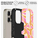 Avis Burga Coque pour iPhone 16 Pro Max MagSafe Tough Antichocs Modèle Aloha Rose