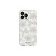Kate Spade Coque pour iPhone 12 Pro Max / 13 Pro Max Gamme Hollyhock Imprimé Rose Trémière Blanc Assurant une protection solide contre les chocs et les rayures