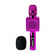 PARTY Microphone 2 en 1 Karaoké et Enceinte Modèle Party Mic Bluetooth 5.0 Lumineuse Rose