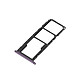 Clappio Tiroir Carte SIM pour Honor 8X Dual Nano SIM et Micro-SD Tiroir SIM de remplacement violet pour rendre votre Honor 8X parfaitement fonctionnel