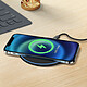 Prio Chargeur sans-fil à induction QI 15W / 10W / 7.5W Charge adaptative Noir pas cher