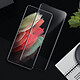 Acheter Amorus Vitre Samsung Galaxy S21 Ultra Verre Trempé Bord Biseauté Adhésion Totale Noir