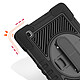 Avis Avizar Coque pour Samsung Tab S6 Lite Antichoc Poignée + Béquille Bandoulière Noir