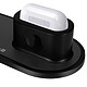 Acheter Swissten Chargeur à Induction 3-en-1 pour iPhone / Apple Watch / AirPods Swissten Noir Noir