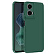 Avizar Coque pour Motorola Moto G35 Silicone Souple Mat Coque en silicone souple vert foncé, liant la simplicité à l'élégance pour habiller votre Motorola Moto G35