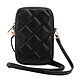 Acheter Guess Pochette Universelle pour Téléphone Matelassée avec Bandoulière et Logo 4G Noir