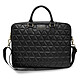 Guess Sac pour Notebook 15 pouces Matelassé avec Bandoulière et Logo Noir Conçu avec du cuir polyuréthane de qualité, ce sac à main noire de marque Guess protège votre Notebook 15 pouces des rayures inopinées au quotidien