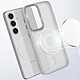 Avis Avizar Coque MagSafe pour Samsung S24 Plus et S25 Plus Dos Mat Givré Contour Gris