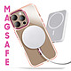 Avis Avizar Coque MagSafe pour iPhone 16 Pro Max Dos Cristal Color