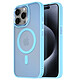 Avizar Coque MagSafe pour iPhone 15 Pro Max Dos Mat Givré Contour Coque Frost Color avec finition givrée colorée offrant style moderne à votre iPhone 15 Pro Max