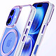 Acheter Avizar Coque MagSafe pour iPhone 16 Plus Dos Cristal Color Violet