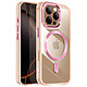 Avizar Coque MagSafe pour iPhone 16 Pro Max Dos Cristal Color Coque Cristal Color alliant transparence cristaline et détails colorés raffinés pour sublimer votre iPhone 16 Pro Max