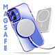 Avis Avizar Coque MagSafe pour iPhone 16 Plus Dos Cristal Color Violet