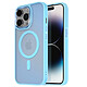 Avizar Coque MagSafe pour iPhone 14 Pro Max Dos Mat Givré Contour Coque Frost Color avec finition givrée colorée offrant style moderne à votre iPhone 14 Pro Max
