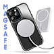 Avis Avizar Coque MagSafe pour iPhone 16 Pro Dos Cristal Color Noir