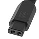 Akyga Chargeur pour PC Portable 65W 6 Embouts interchangeables Noir pas cher