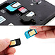 Acheter Colorfone Adaptateur carte SIM Convertisseur Nano SIM Micro SIM Pic d'extraction Noir