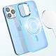 Avis Avizar Coque MagSafe pour iPhone 13 Pro Max Dos Mat Givré Contour