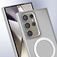 Acheter Avizar Coque MagSafe pour Samsung Galaxy S24 Ultra Dos Mat Givré Contour Gris