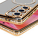 Avis Avizar Coque Diamant pour Samsung Galaxy S24 FE MagSafe Contour Strass Dorée