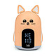 BigBen Réveil Lumineux Modèle Buzzers Mia le Chat avec 3 Mélodies Personnalisable Orange - Ayant une bouille irrésistible qui fera craquer les plus petits
