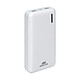 Rivacase Powerbank VA2572 20000mAh 2 USB-A/USB-C QC 3.0/PD 20W avec 5 Indicateurs LED Blanc