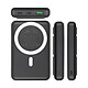 Avis Rivacase Powerbank VA2604 10000mAh Magsafe Chargement Sans Fil Qi 15 W Noir