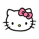 Hello Kitty - Coussin Hello Kitty Face 36 cm pas cher